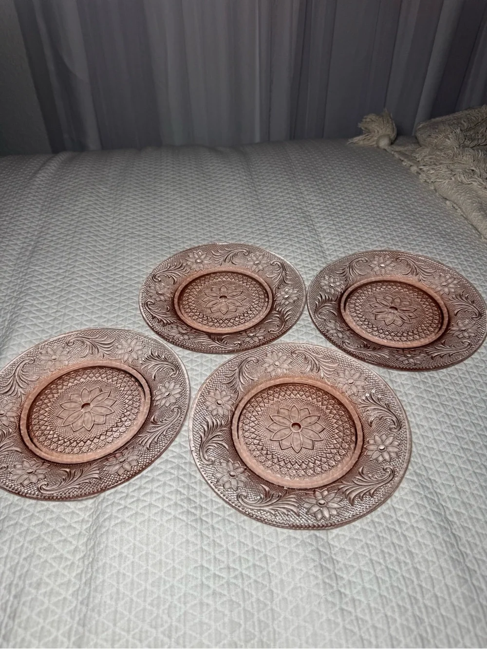 Indiana Glass features ornate